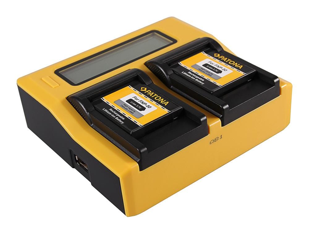 PATONA Dual LCD USB Ladegerät für Fujifilm NP-50 FinePix F100fd F50fd F60fd PATONA Dual LCD USB Ladegerät für Fujifilm NP-50 FinePix F100fd F50fd F60fd