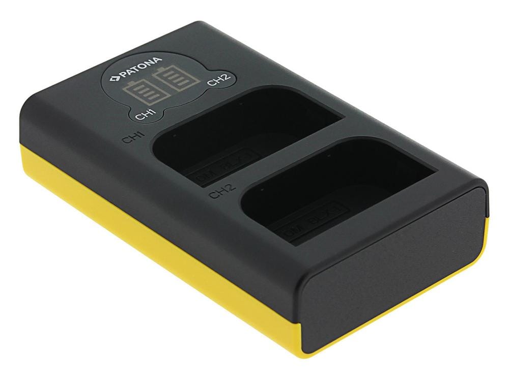 PATONA Dual LCD USB Ladegerät für Olympus OM-1 BLX-1 PATONA Dual LCD USB Ladegerät für Olympus OM-1 BLX-1