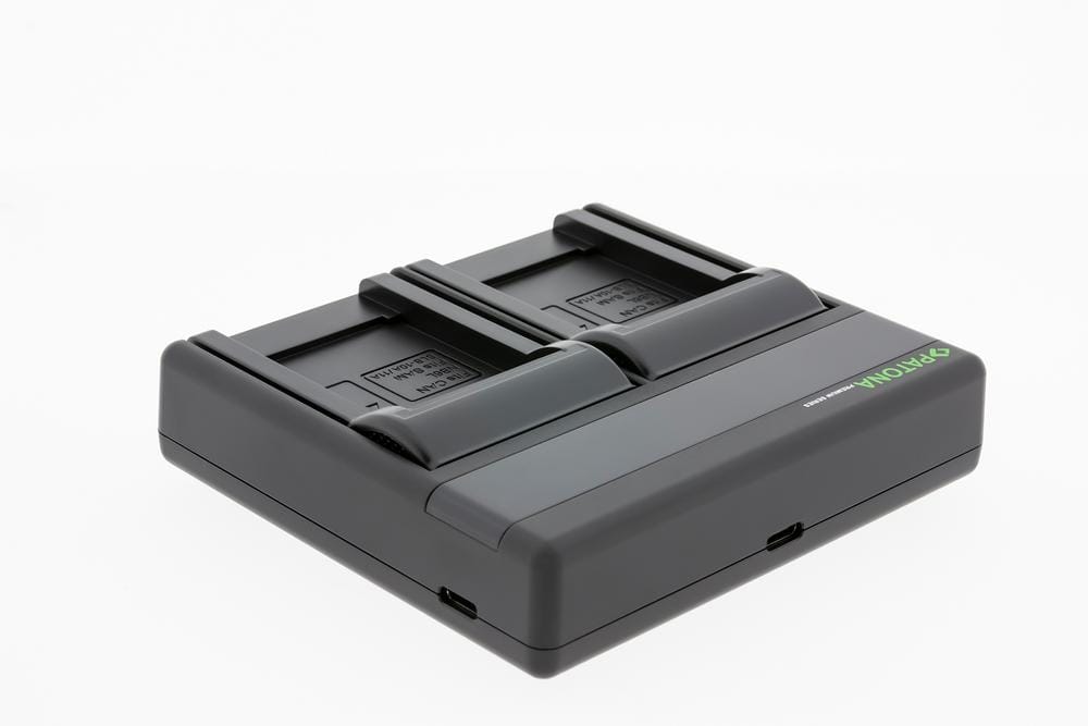 PATONA Premium Dual PD Performance Ladegerät für Canon SLB-10A inkl. USB-C Input/Output