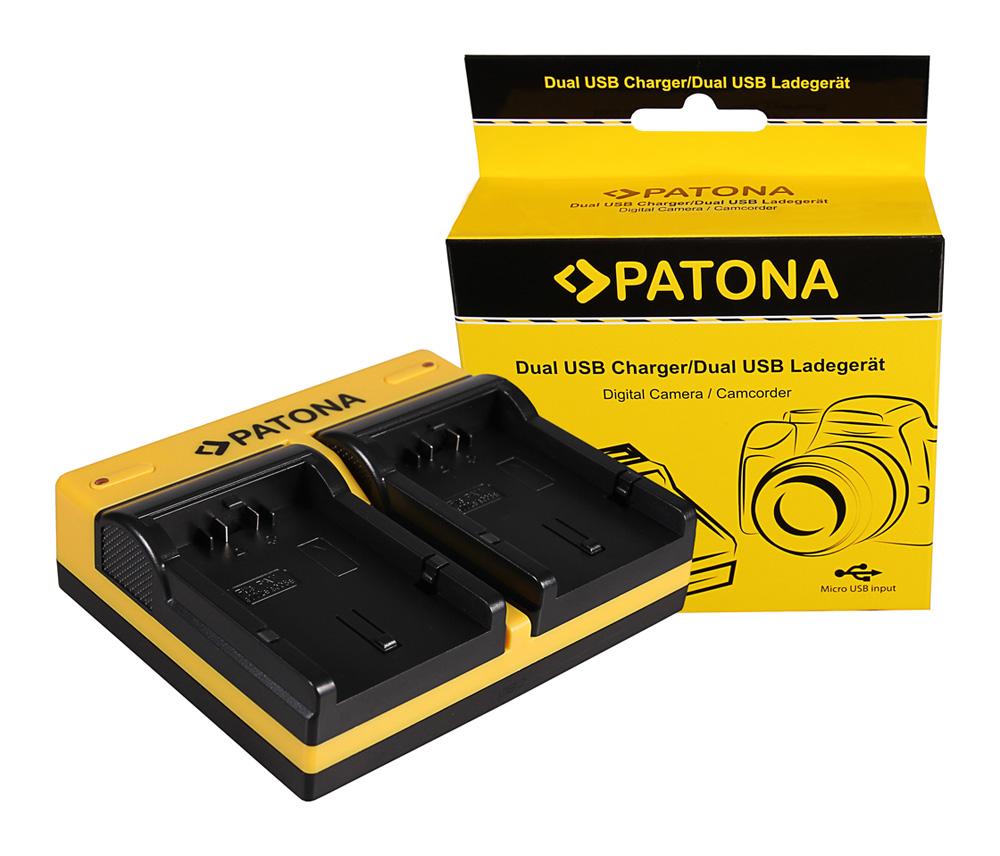 PATONA Dual Ladegerät für Panasonic CGA-S002E Lumix FZ5 DMCFZ 8 DMC-FZ 8 DMCFZ1 FZ1B inkl. Micro-USB PATONA Dual Ladegerät für Panasonic CGA-S002E Lumix FZ5 DMCFZ 8 DMC-FZ 8 DMCFZ1 FZ1B inkl. Micro-USB