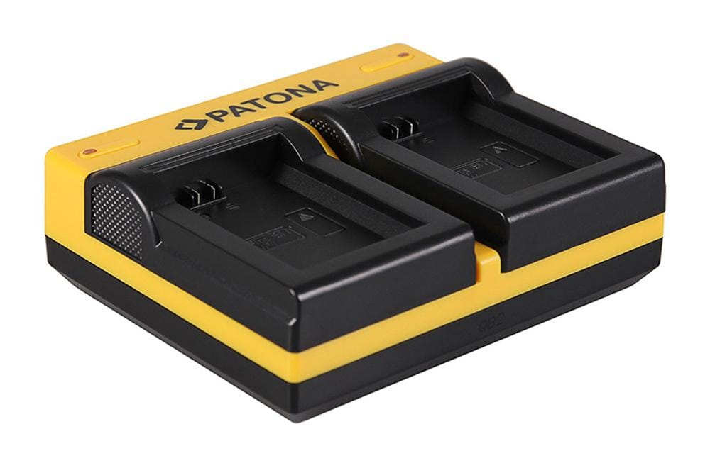 PATONA Dual Ladegerät für Sony NP-FW50 NEX 3 NEX 3C NEX 5 NEX 5A RX1R III DSC-RX1RM3 inkl. Micro-USB