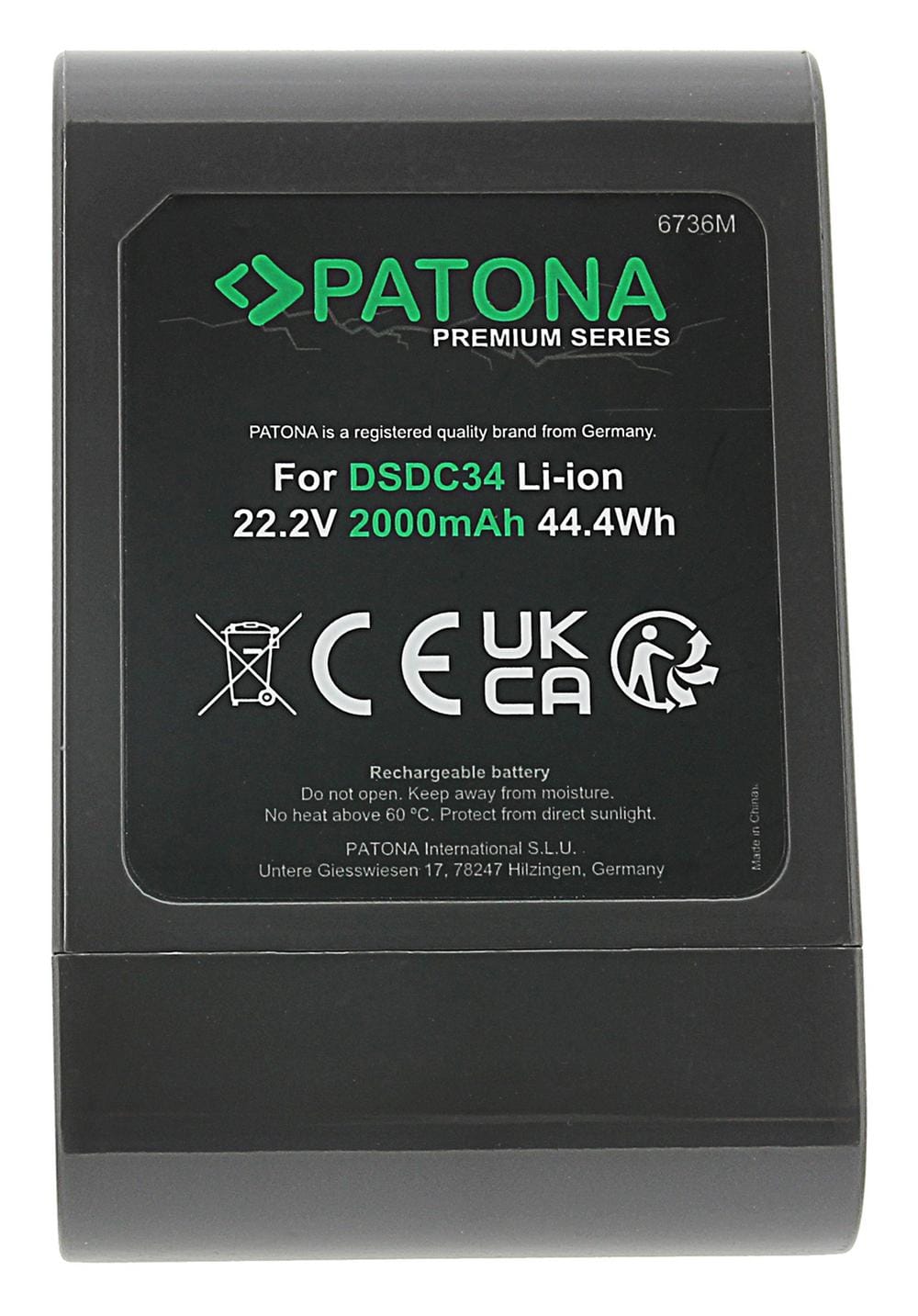 PATONA Premium Akku 2000mAh für Dyson DC44 DC31 DC34 DC35 17083-0211 17083-03 17083-04 17083-1012 PATONA Premium Akku 2000mAh für Dyson DC44 DC31 DC34 DC35 17083-0211 17083-03 17083-04 17083-1012