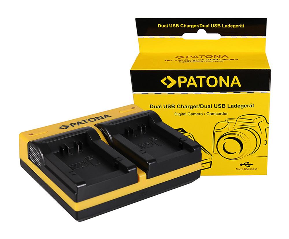 PATONA Dual Ladegerät für Leica Panasonic DMW-BMB9 V-Lux V-Lux 2 VLux 2 II Panasonic inkl. Micro-USB PATONA Dual Ladegerät für Leica Panasonic DMW-BMB9 V-Lux V-Lux 2 VLux 2 II Panasonic inkl. Micro-USB