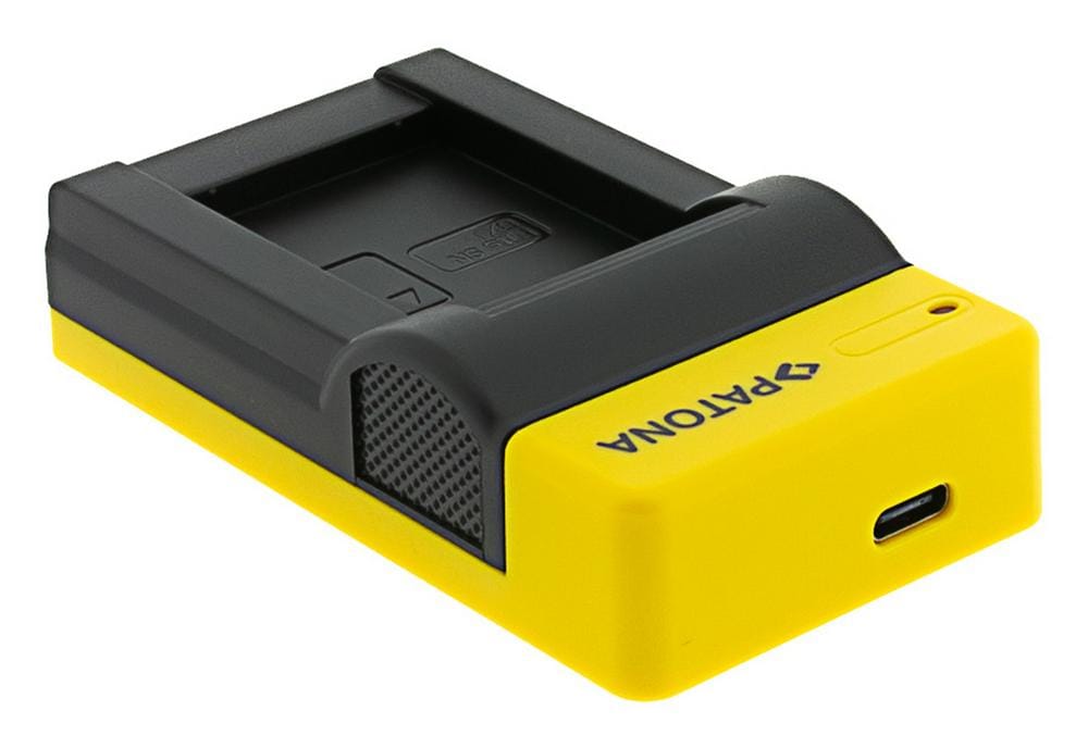 PATONA Slim USB Ladegerät mit USB‑C Input für Sony NP‑BX1 BX BX1 NP‑BX1 Cybershot DSC HX300 DSC HX50