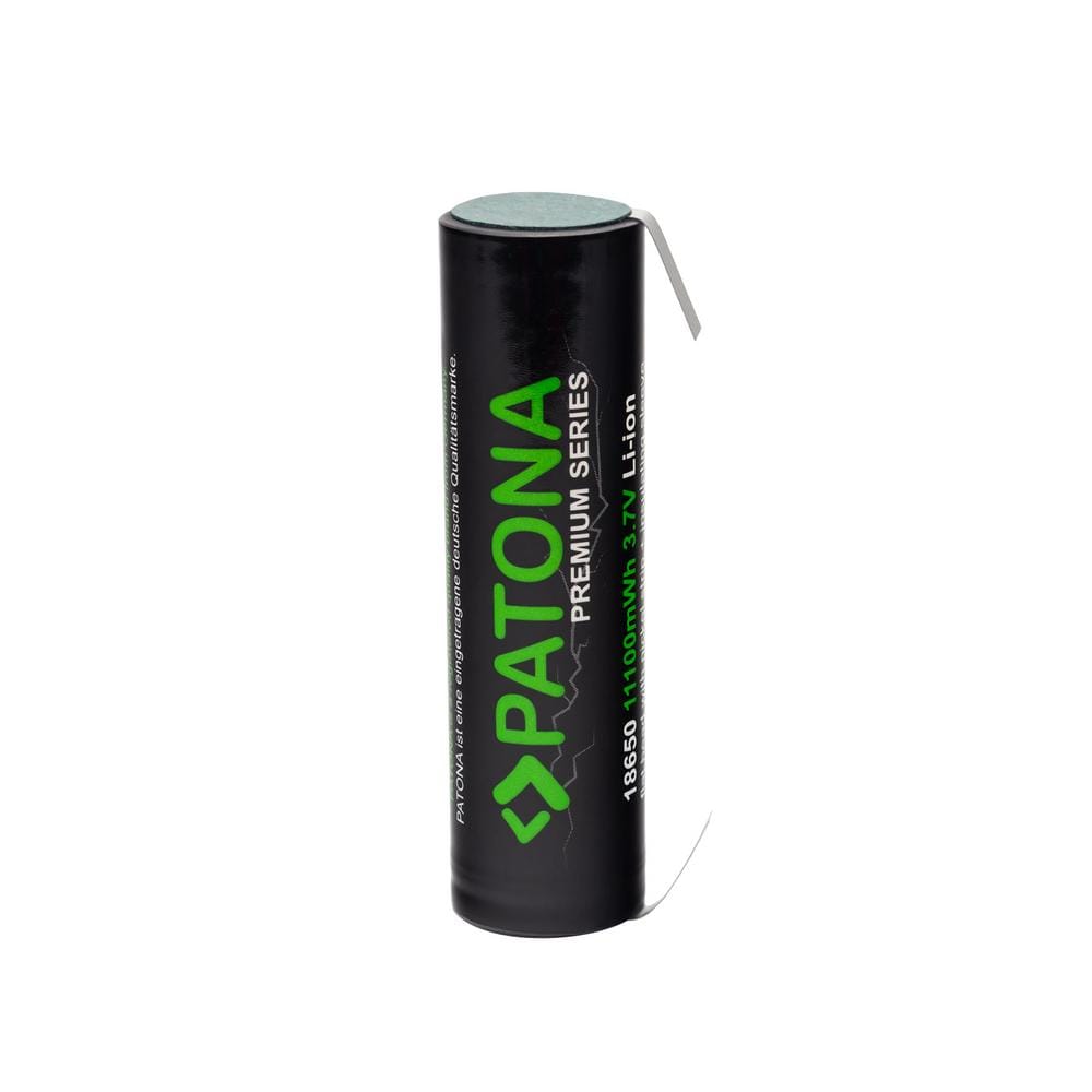 PATONA Premium 18650 Zelle Li-Ion Spezialakku mit Nickelband und Isolierhülle 3,7 V 3000 mAh PATONA Premium 18650 Zelle Li-Ion Spezialakku mit Nickelband und Isolierhülle 3,7 V 3000 mAh