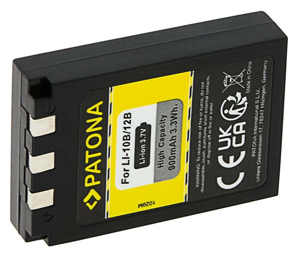 PATONA Akku für Olympus Li-10B Camedia C765 C760 C5000 C60