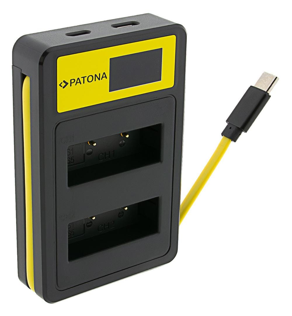 PATONA Smart Dual LCD USB Ladegerät für Olympus PS-BLS1 PS-BLS5 Fuji NP-140 FinePix S100FS S205EXR PATONA Smart Dual LCD USB Ladegerät für Olympus PS-BLS1 PS-BLS5 Fuji NP-140 FinePix S100FS S205EXR