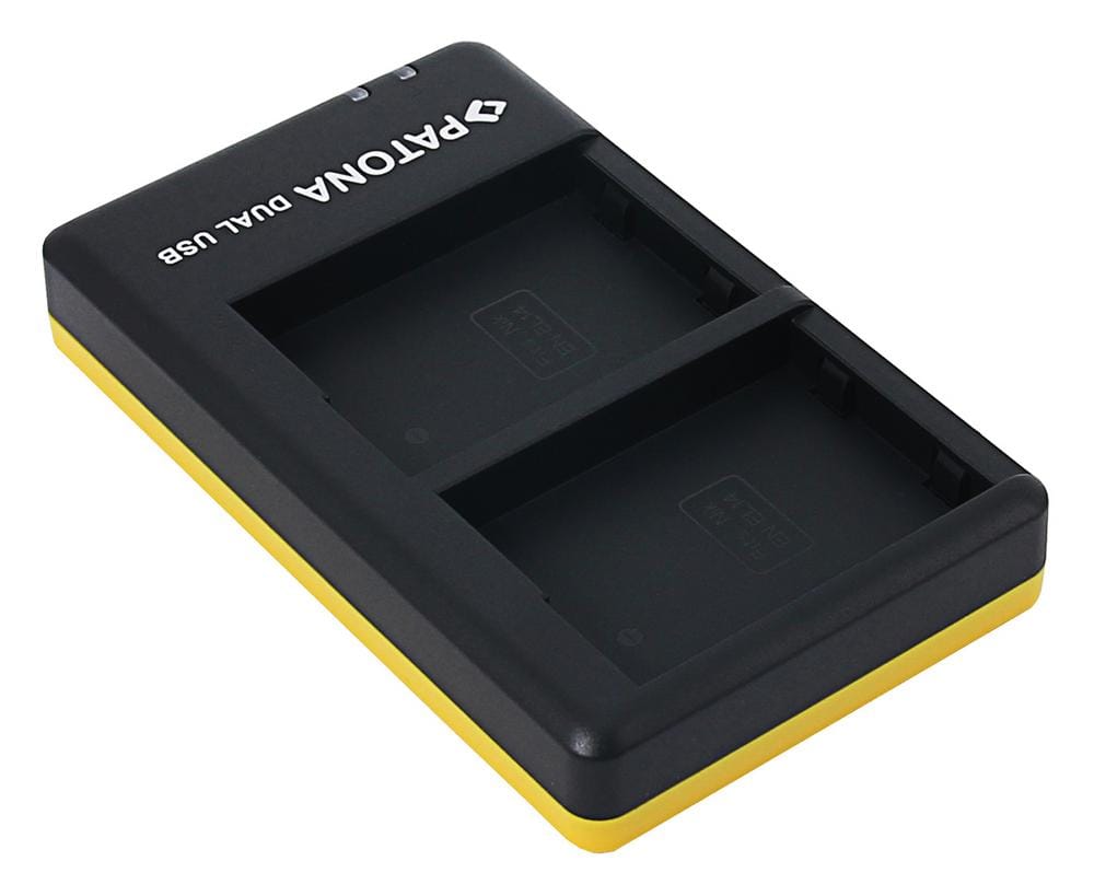 PATONA Dual Schnell-Ladegerät für Nikon EN-EL14 ENEL14 inkl. USB-C Kabel PATONA Dual Schnell-Ladegerät für Nikon EN-EL14 ENEL14 inkl. USB-C Kabel