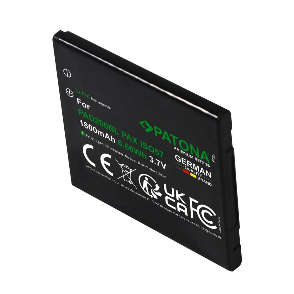 PATONA Premium Akku für PAX D200 PAD200BL