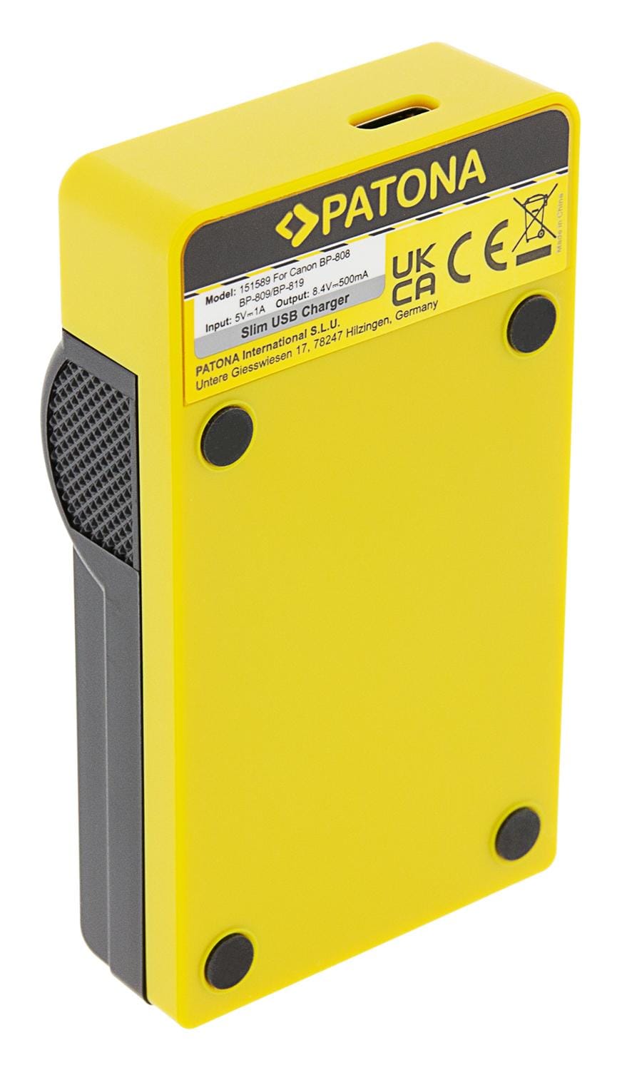 PATONA Slim USB Ladegerät mit USB‑C Input für Canon BP‑808 FSxx FS10 FS‑10 FS100 FS‑100 FS11 FS‑11 BP PATONA Slim USB Ladegerät mit USB‑C Input für Canon BP‑808 FSxx FS10 FS‑10 FS100 FS‑100 FS11 FS‑11 BP