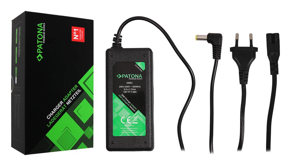 PATONA Premium Netzteil 19V 1,58A 30W für Acer Aspire One A110 A110L A150 A150L A150X