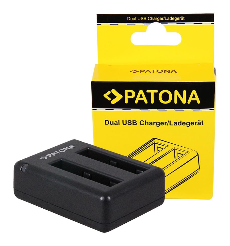 PATONA Dual Schnell-Ladegerät für Xiaomi Yi Xiaoyi YDXJO1XY inkl. Micro-USB Kabel PATONA Dual Schnell-Ladegerät für Xiaomi Yi Xiaoyi YDXJO1XY inkl. Micro-USB Kabel
