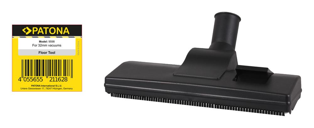 PATONA Universal Staubsauger Bodendüse Kombidüse 32mm mit 2 Rollen für alle Böden