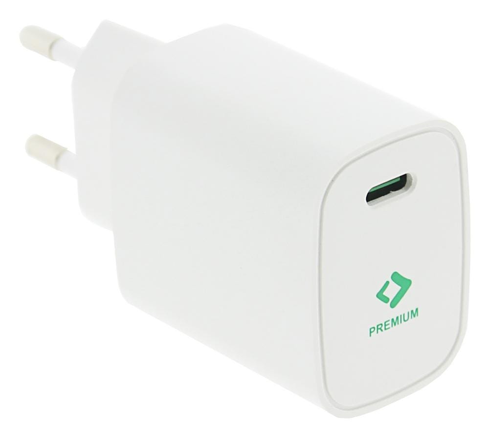 PATONA Premium PD20W Adapter 5V 3A 9V 2.22A 12V 1.67A USB-C PD3.0 QC3.0 weiß