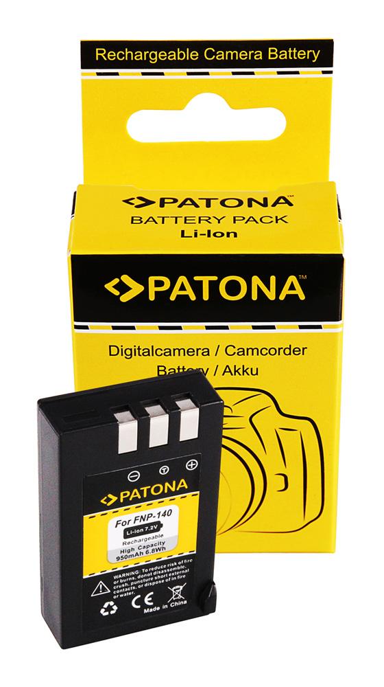 PATONA Akku für Fuji FinePix S100FS S-100FS S100 FS NP140 NP-140