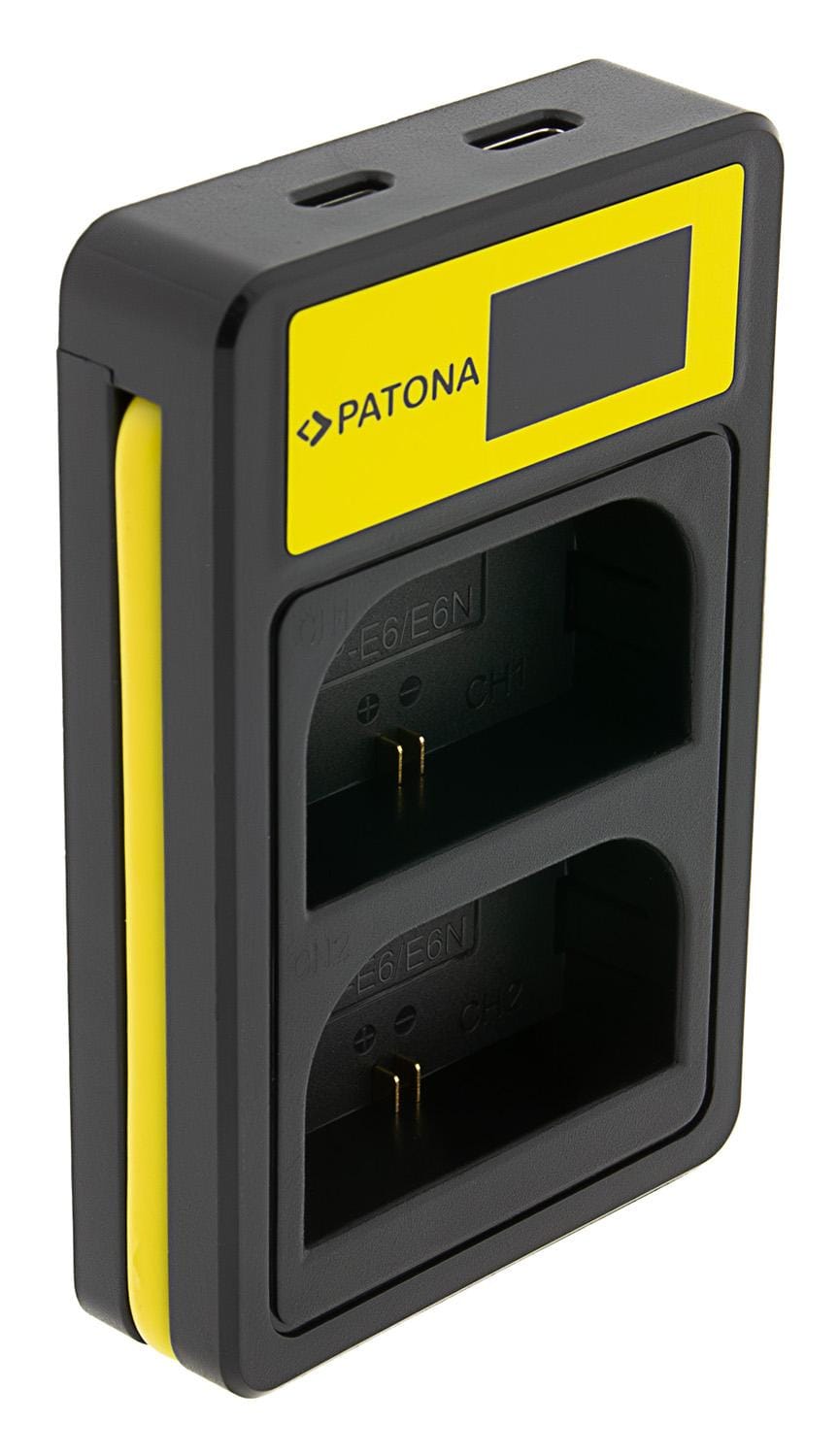 PATONA Smart Dual LCD USB Ladegerät für Canon LP-E6 EOS 5D 60D 60Da 6D 7D EOS70D EOS-70D PATONA Smart Dual LCD USB Ladegerät für Canon LP-E6 EOS 5D 60D 60Da 6D 7D EOS70D EOS-70D