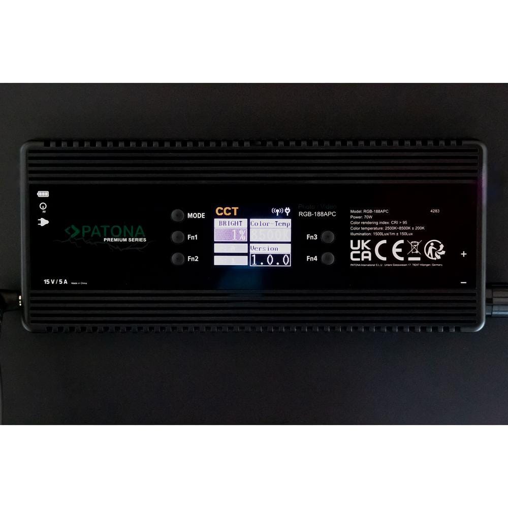 PATONA Premium Soft-Licht-Lampe RGB-188A mit App-Steuerung PATONA Premium Soft-Licht-Lampe RGB-188A mit App-Steuerung