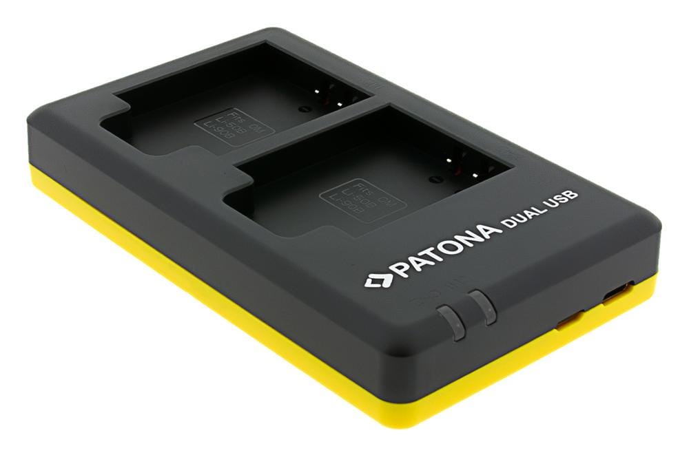 PATONA Dual Schnell-Ladegerät für Olympus Li-50B Li50B inklusive USB-C Kabel PATONA Dual Schnell-Ladegerät für Olympus Li-50B Li50B inklusive USB-C Kabel