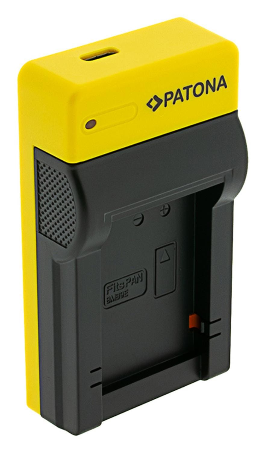 PATONA Slim USB Ladegerät mit USB‑C Input für Leica V‑Lux V‑Lux 2 VLux 2 II und Panasonic DMW‑BMB9