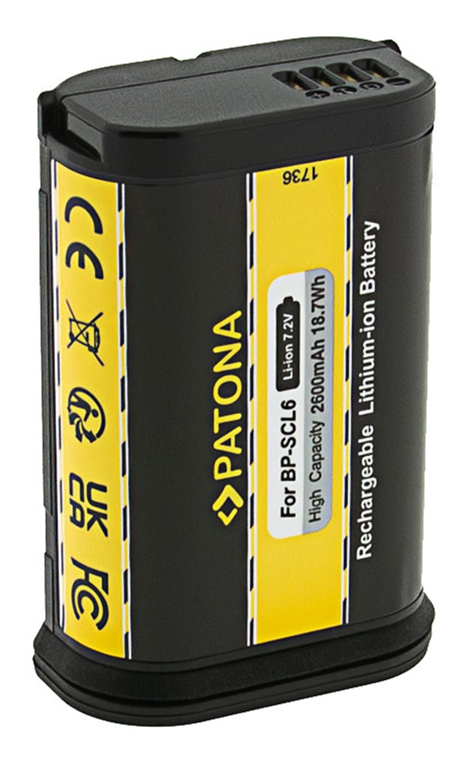 PATONA Akku für Leica Q2 Q3 SL2 SL2S BP-SCL6 LC-SCL6 19 531
