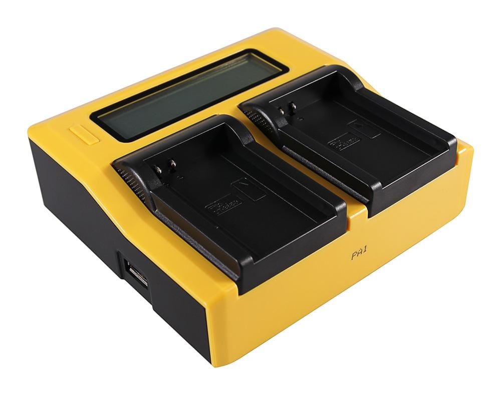 PATONA Dual LCD USB Ladegerät für Contour GPS Contour CT-3650 HD 1080P