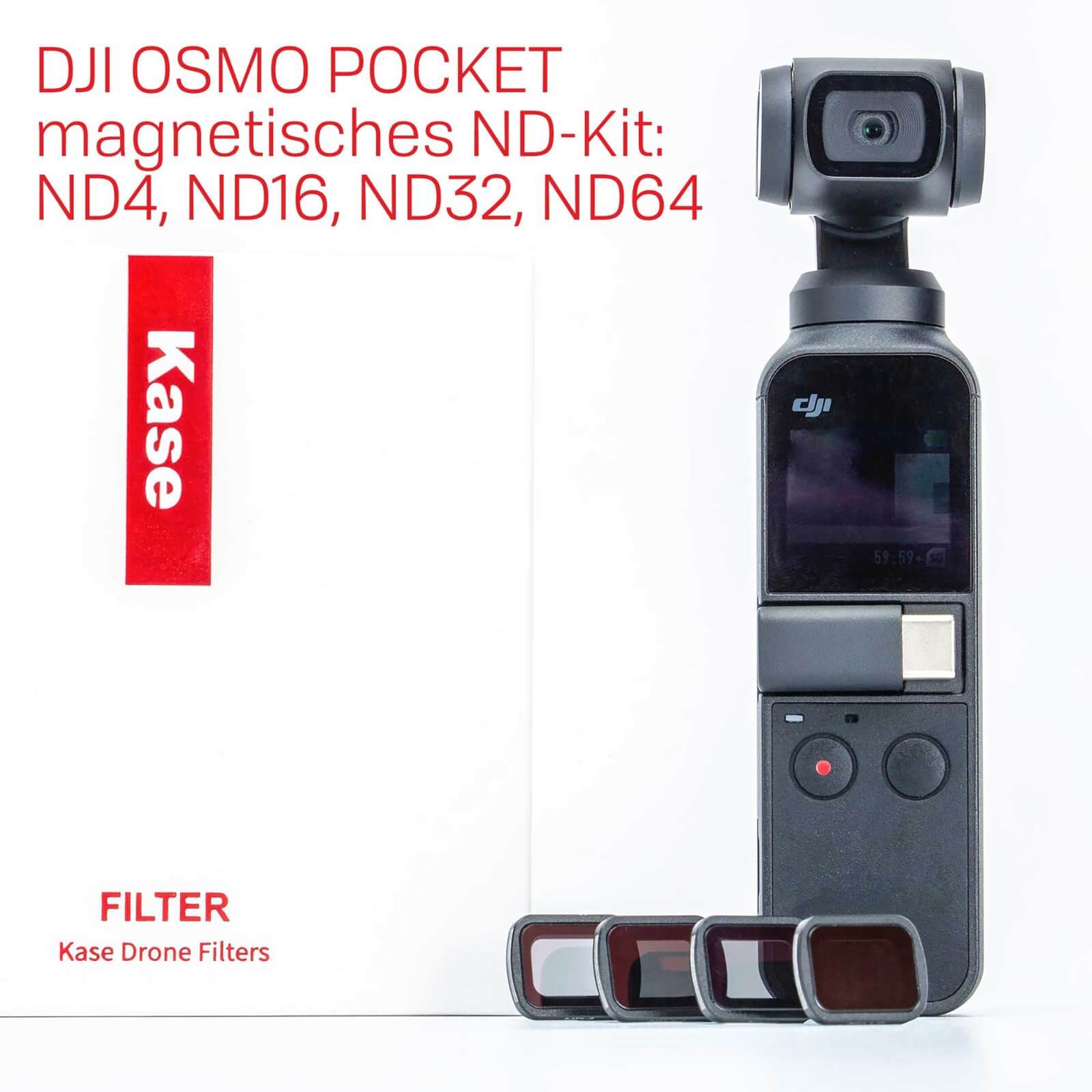 DRONE Magnetisches ND Filter Kit für DJI OSMO Pocket inkl. ND4 ND16 ND32 ND64 DRONE Magnetisches ND Filter Kit für DJI OSMO Pocket inkl. ND4 ND16 ND32 ND64