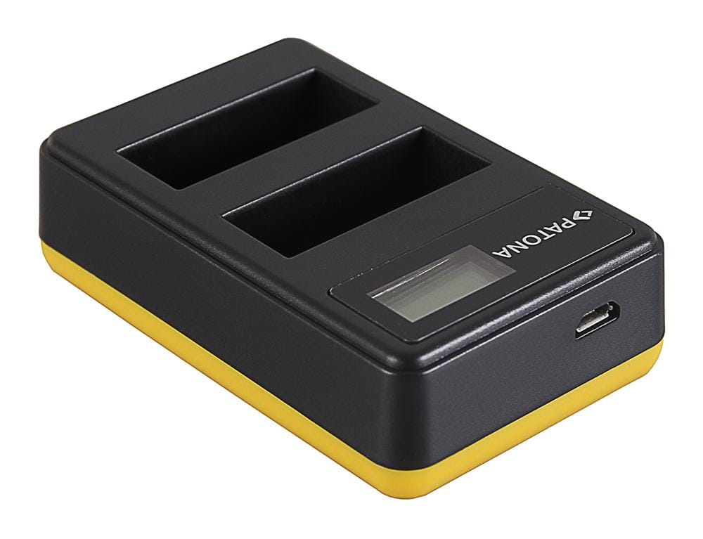 PATONA Dual LCD USB Ladegerät für Nikon EN-EL14 CoolPix D3100 D3200 D5100 D5200 P7000 P7100 P7700