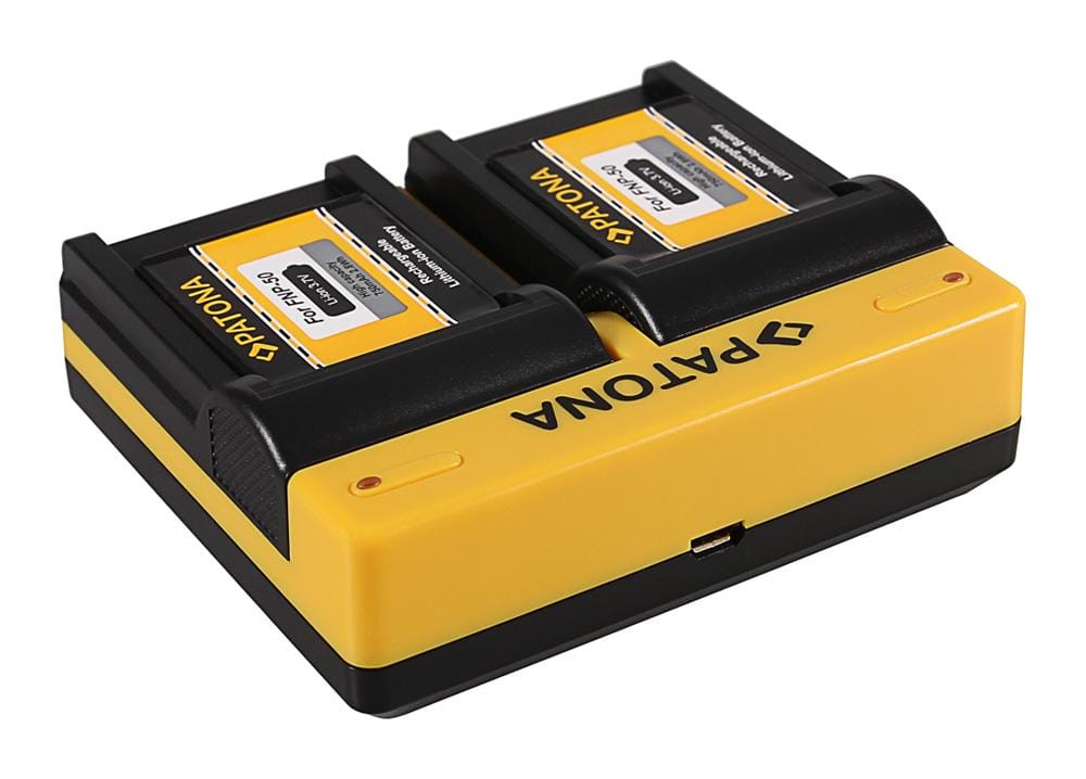 PATONA Dual Ladegerät für Fujifilm Fuji NP-50 FinePix F100fd F100fd F50fd F50fd F60fd inkl. Micro-USB PATONA Dual Ladegerät für Fujifilm Fuji NP-50 FinePix F100fd F100fd F50fd F50fd F60fd inkl. Micro-USB