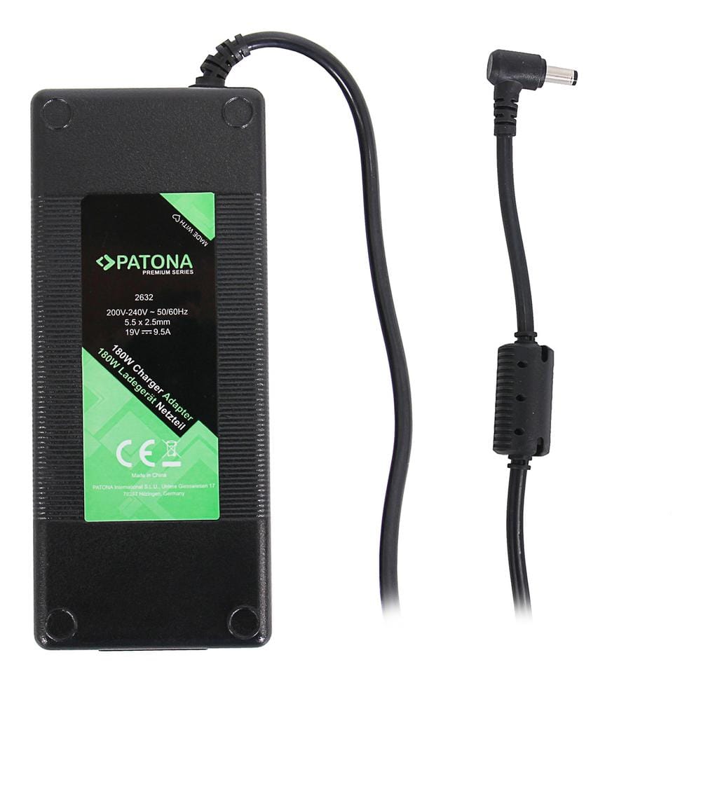 PATONA Premium Netzteil 180W 19V 9,5A 5,5 x 2,5 mm