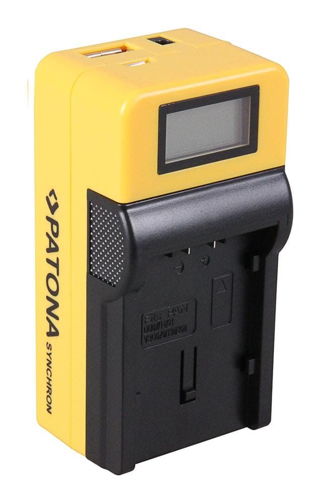 PATONA Synchron USB Ladegerät für Hitachi DZBP07S DZ-BP07S mit LCD-Display PATONA Synchron USB Ladegerät für Hitachi DZBP07S DZ-BP07S mit LCD-Display