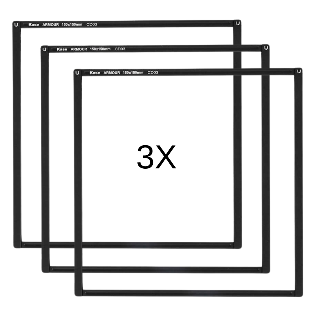 ARMOUR 3x Magnetischer Rahmen Set für Filter 150x150mm