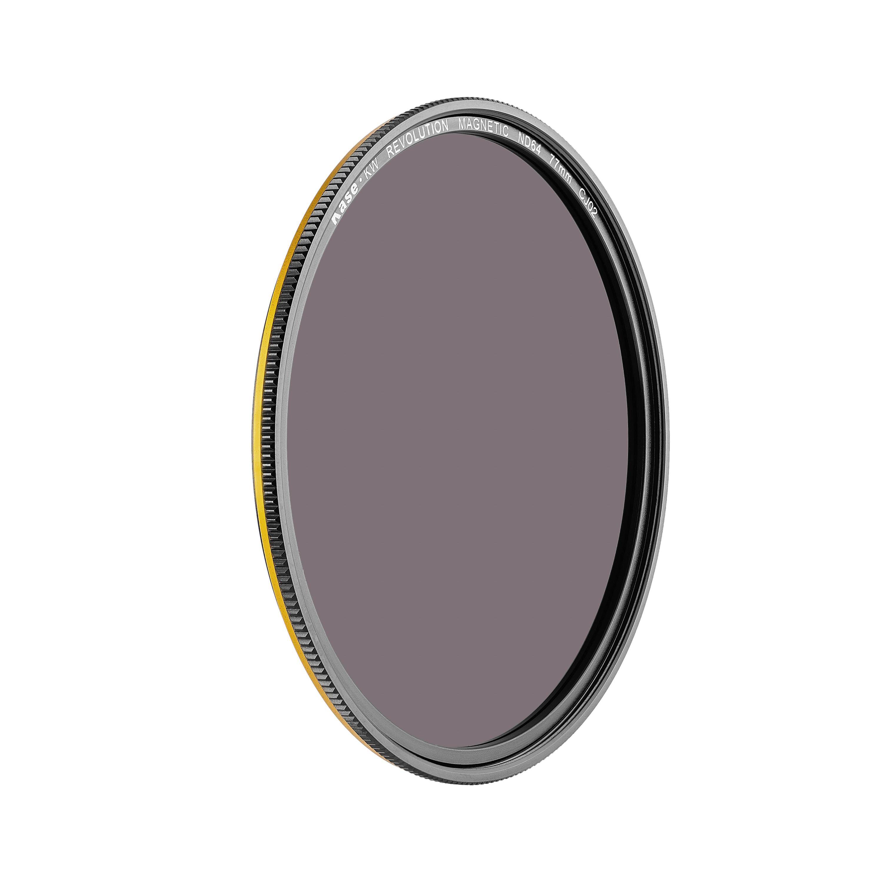 KW Revolution Magnetischer ND64 Rundfilter 6 Stops KW Revolution Magnetischer ND64 Rundfilter 6 Stops