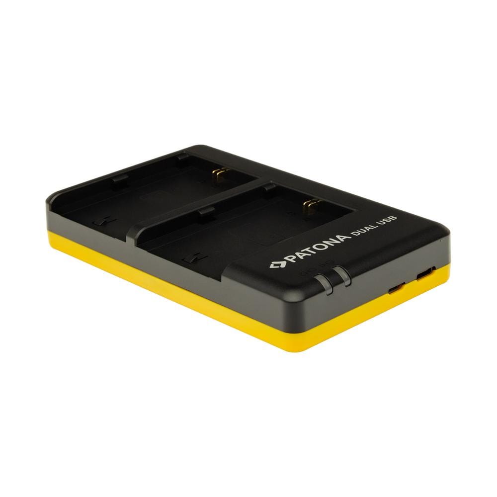 PATONA Dual Schnell-Ladegerät für Canon Speedlite EL-1 EL-5 inkl. USB-C Kabel
