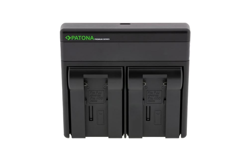 PATONA Premium Dual PD Performance Ladegerät für Fuji NP-80 inkl. USB-C Input/Output
