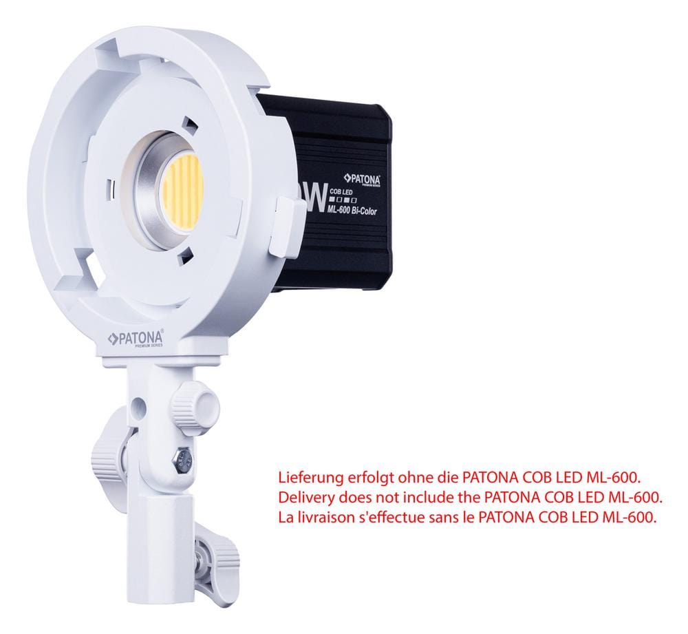 PATONA Premium Bowens-Halterung für PATONA Premium LED-Leuchte ML-600