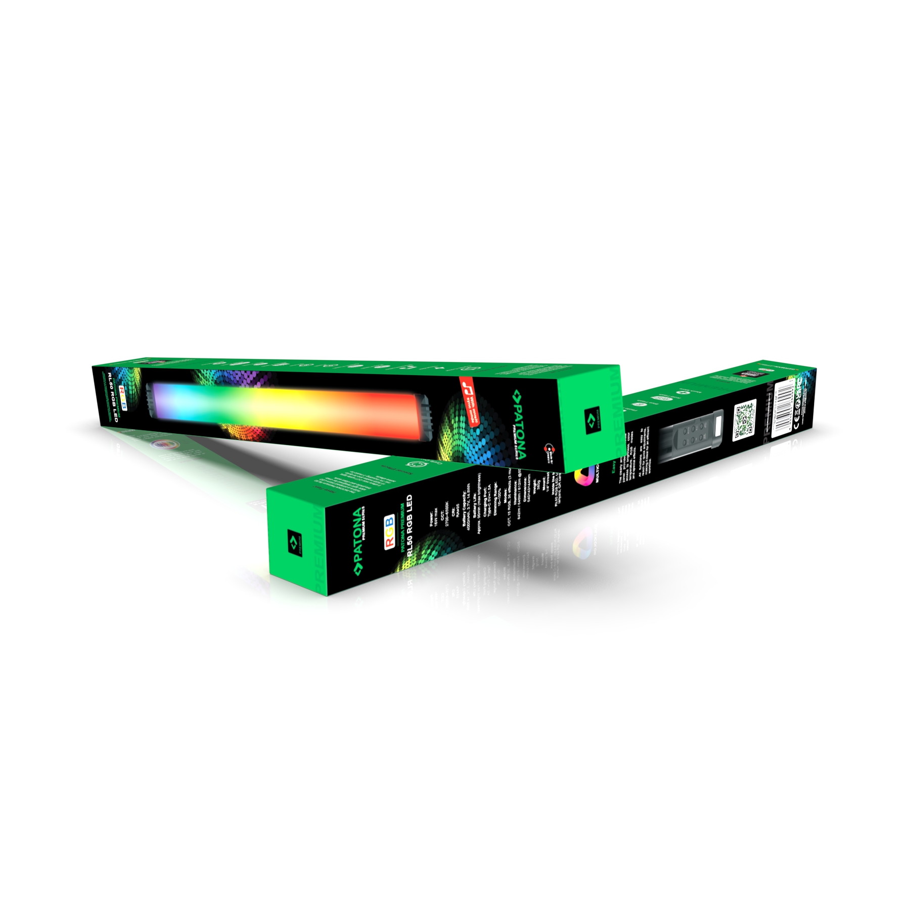 PATONA Premium RL50 RGB LED-Stableuchte 50 cm PATONA Premium RL50 RGB LED-Stableuchte 50 cm