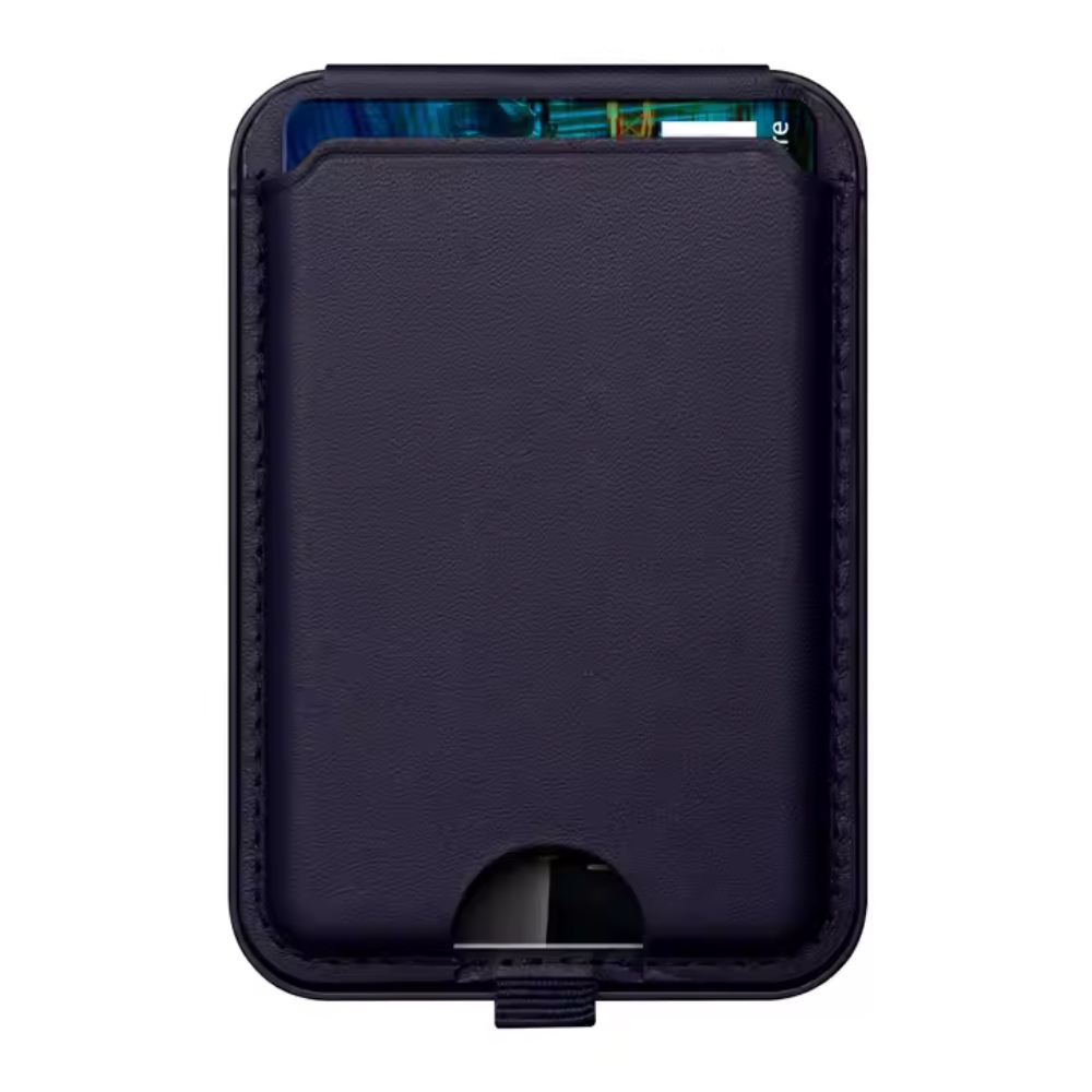 MagSafe Handy Wallet aus Veganem Leder – Magnetische Premium Brieftasche mit 1 Fach für 3 Karten