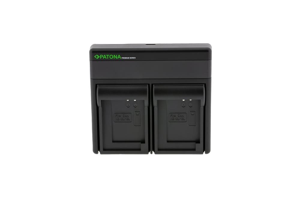 PATONA Premium Dual PD Performance Ladegerät für Canon NB12L inkl. USB-C input/output