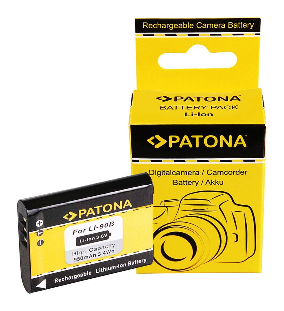 PATONA Akku für Olympus Li-90B Li 90B Tough TG-1 TG-6 Stylus XZ-2 Ricoh DB-110 GRIII GRIIIx PATONA Akku für Olympus Li-90B Li 90B Tough TG-1 TG-6 Stylus XZ-2 Ricoh DB-110 GRIII GRIIIx