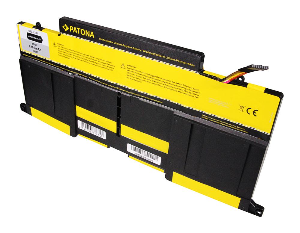 PATONA Akku für Asus UX31 Series Ultabook UX31A UX31E UX31E DH52 UX31E DH53