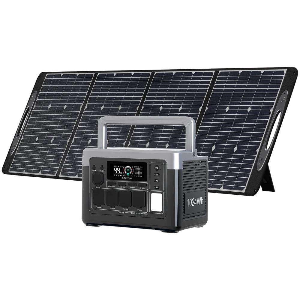 PATONA Platinum Powerstation Autarc 1800 4x AC 1800W 1024Wh USB‑C 1 × PD 100W 1 × PD 20W USB‑A 2 × 18W