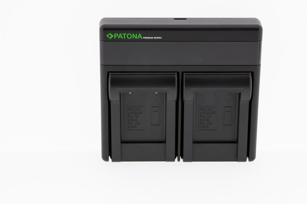 PATONA Premium Dual PD Performance Ladegerät für Olympus Li-40B inkl. USB‑C Input/Output