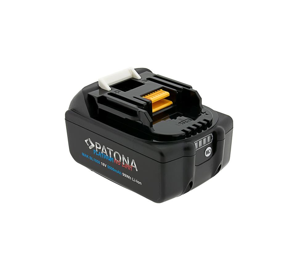 PATONA Platinum 18V Akku Makita BL1850 für Makita LXT Serie mit USB-C PD65W In und Output