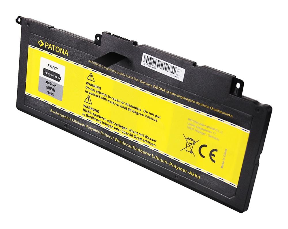 PATONA Akku für Dell F7HVR T2T3J G4YJM 062VNH Inspiron 17 7737 15 7537 Serie