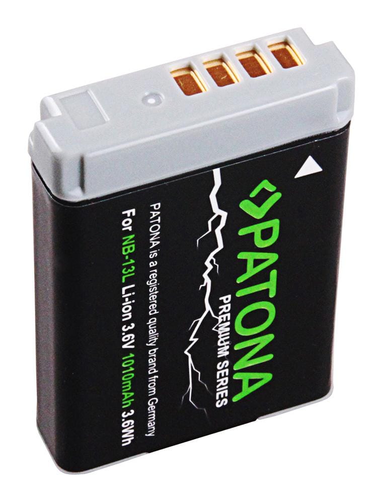 PATONA Premium Akku für Canon NB-13L Canon PowerShot G7X G5X G9X G7X Mark II