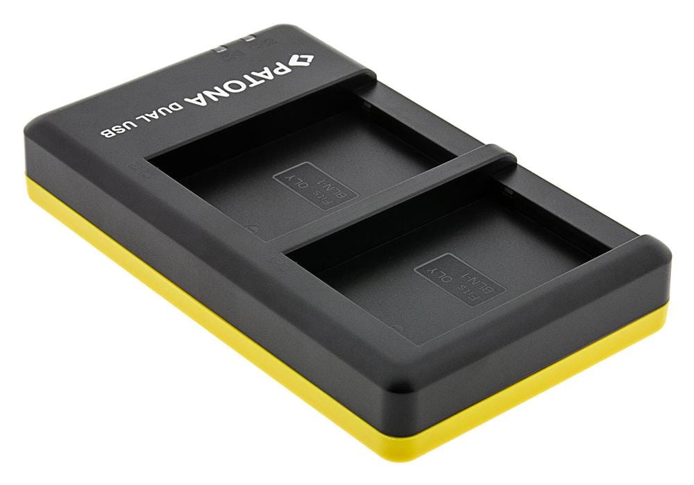 PATONA Dual Schnell-Ladegerät für Olympus PS-BLN1 inkl. USB-C Kabel