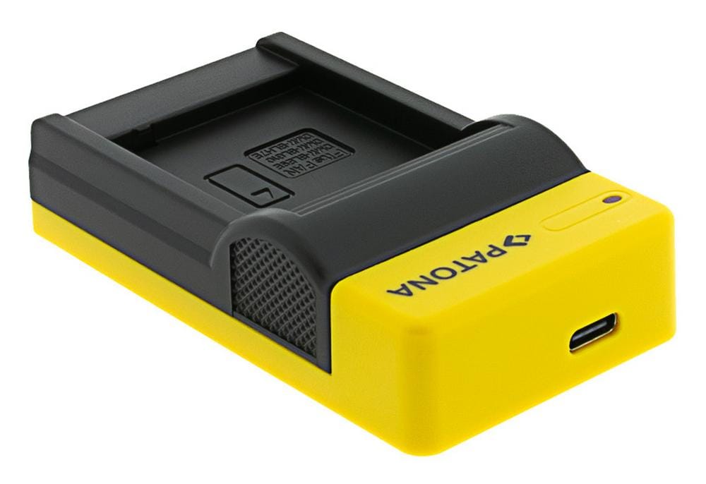 PATONA Slim USB Ladegerät mit USB‑C Input für Panasonic DMW‑BLG10 CSBLG10MC CS‑BLG10MC DMWBLG10 DMW
