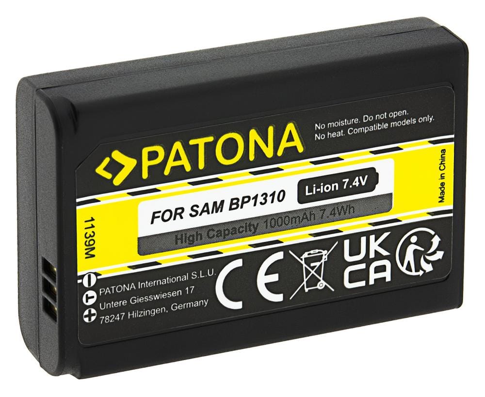 PATONA Akku für Samsung BP-1310 BP1310 NX10 NX100 NX11