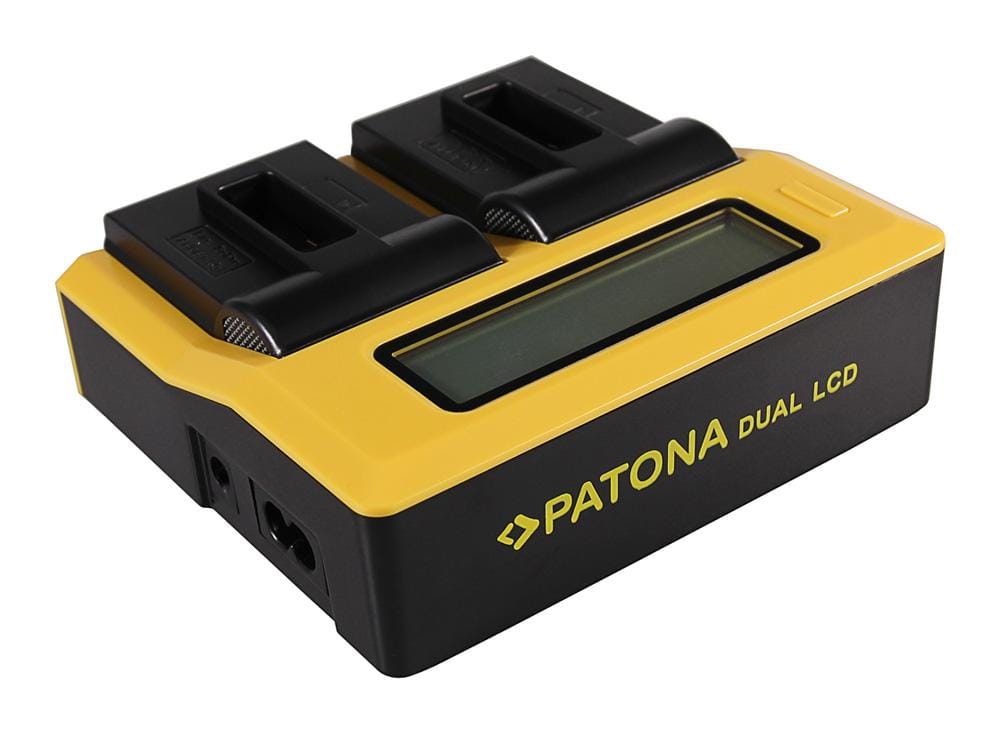 PATONA Dual LCD USB Ladegerät für GoPro Hero 8 AHDBT-801 Hero 7 AHDBT-701 Hero 6 Hero 5 AHDBT-501
