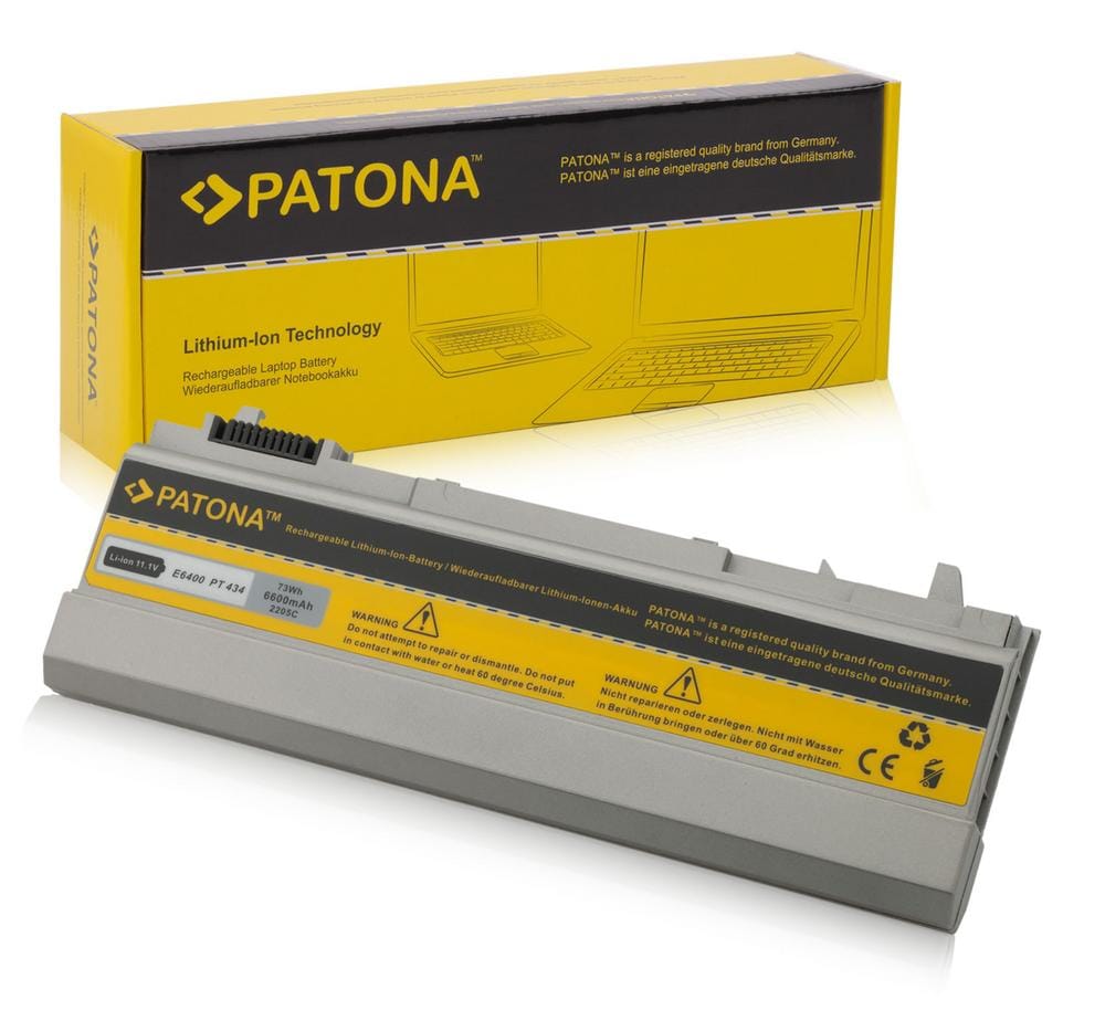 PATONA Akku für Dell Latitude E-6400 E-6410 E-6500 E-6510 6600mAh